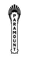 Paramount Theatre blade logo - black