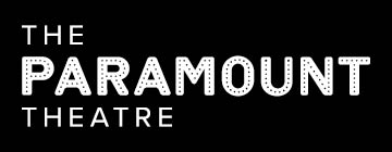 Paramount Theatre logo - white