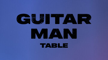 Guitar Man Table