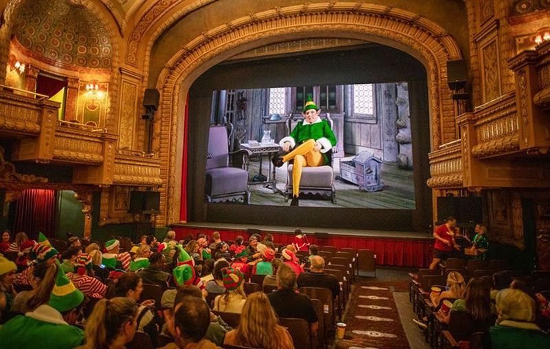 Screening of Elf with the audience in costume.